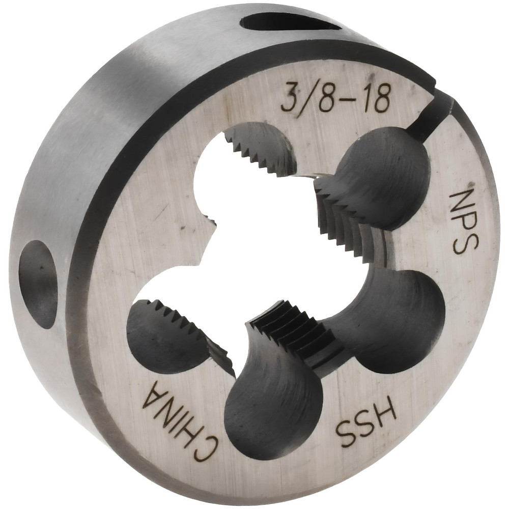 Picture of Value Collection 315-2224 3/8-18 Nps X 1-1/2 Round Adjustable Die Threading Die